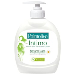 PALMOLIVE Жидкое мыло для интимного ухода Intimo Natural Care с экстрактом ромашки, 300 мл