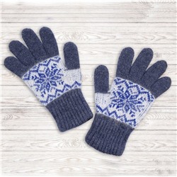 Мужские перчатки синий