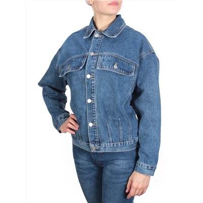 839 BLUE Куртка джинсовая женская (100% хлопок)