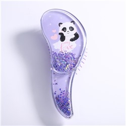 Расческа "Sequins panda", purple