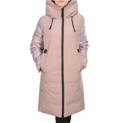 2235 PINK POWDER Пальто женское зимнее AKIDSEFRS (200 гр. холлофайбера)