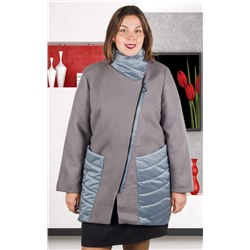 Пальто женское на молнии 252144, размер 48-52
