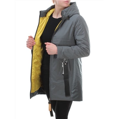 BM-808 DK. GRAY Куртка демисезонная женская COSEEMI (100 гр. синтепон)
