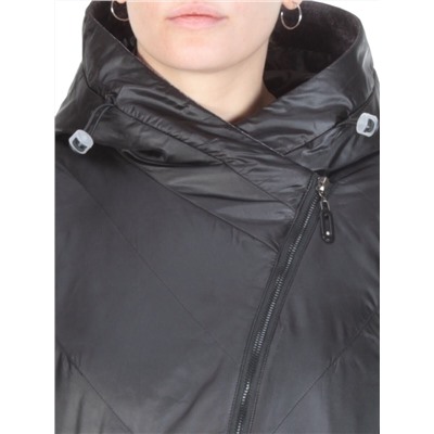 22-306 BLACK Куртка демисезонная женская AKiDSEFRS (100 гр.синтепона)