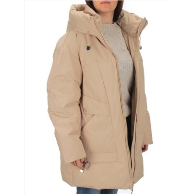 H23-822 BEIGE Куртка зимняя женская (тинсулейт)