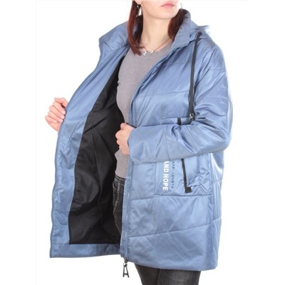 22-305 GRAY/BLUE Куртка демисезонная женская AKiDSEFRS (100 гр.синтепона)