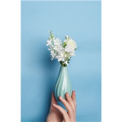 Ваза керамическая ваза декоративная с глазурью ваза рельефная для цветов "Сарагоса" Nothing Shop #853664