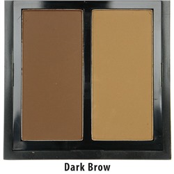 Пудра O.TWO.O Naked Black Gold Contour Duo Dark Brown №3  2*6 g
