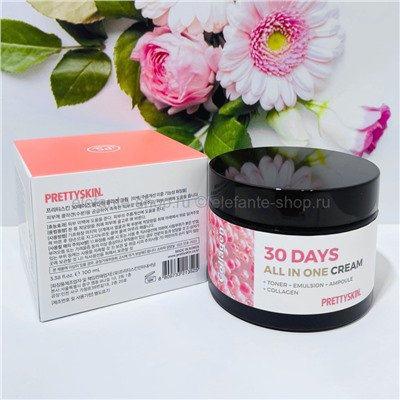 Крем для лица Pretty Skin 30 Days All In One Collagen Cream 100ml (125)
