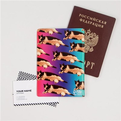 Обложка для паспорта «За любой движ, кроме подвижного»