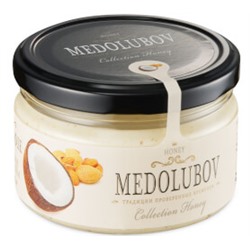 Мёд-суфле Медолюбов кокос с миндалем 250мл