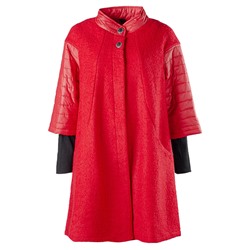 Женское пальто с воротником-стойкой 249209 размер 50, 52,54,56,58