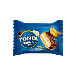 «Tondi», choco Pie банановый, 30 г (упаковка 70 шт.)