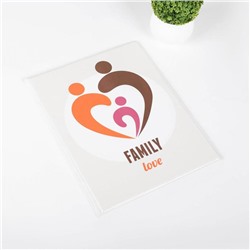 Папка для семейных документов, 4 комплекта, цвет светло-серый, «Family Love»