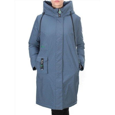 21-975 BLUE Пальто зимнее женское AIKESDFRS (200 гр. холлофайбера)