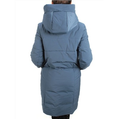21-972 GRAY/BLUE Пальто зимнее женское AIKESDFRS