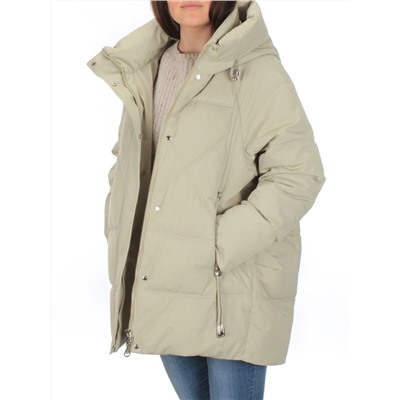 H23-683 OLIVE Куртка зимняя облегченная женская (150 гр. холлофайбер)