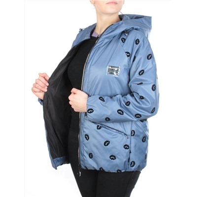 ZW-2166-C BLUE Куртка демисезонная женская BLACK LEOPARD (100 гр.синтепон)