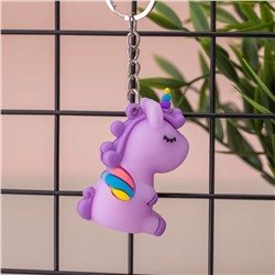 Брелок «Sleeping unicorn», purple