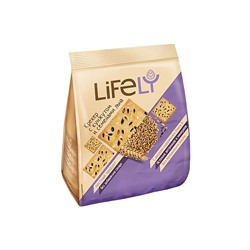 «LifeLY», крекер с кунжутом и семенами льна, 180 г