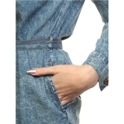 A62002 Рубашка джинсовая женская (100 % хлопок)
