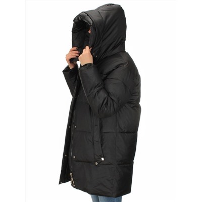621 BLACK Куртка зимняя облегченная женская (150 гр. холлофайбер)
