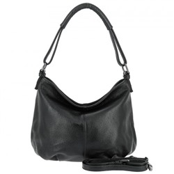 Женская кожаная сумка 19045 BLACK