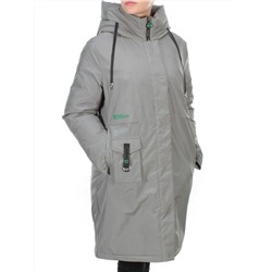 21-975 GREY Пальто зимнее женское AIKESDFRS (200 гр. холлофайбера)