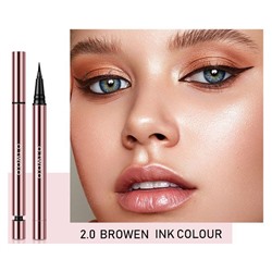 Подводка O.TWO.O Ink Color Waterproof Eyeliner Pen № 2 Brown 0.8 g