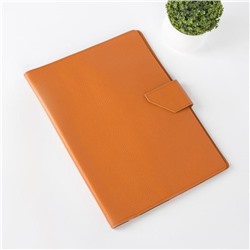 Папка для документов на клапане, 3 комплекта, цвет оранжевый