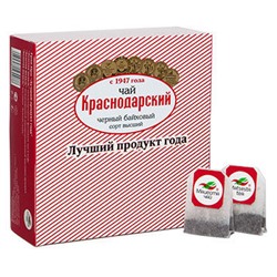 Чай Краснодарский чёрный в фильтр-пакетах 100шт