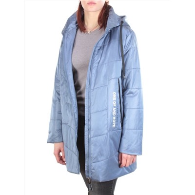 22-305 GRAY/BLUE Куртка демисезонная женская AKiDSEFRS (100 гр.синтепона)
