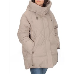 H23-683 BEIGE Куртка зимняя облегченная женская (150 гр. холлофайбер)