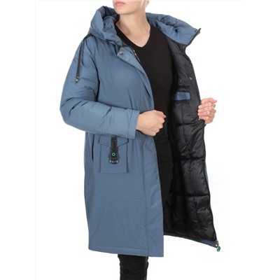 21-975 BLUE Пальто зимнее женское AIKESDFRS (200 гр. холлофайбера)