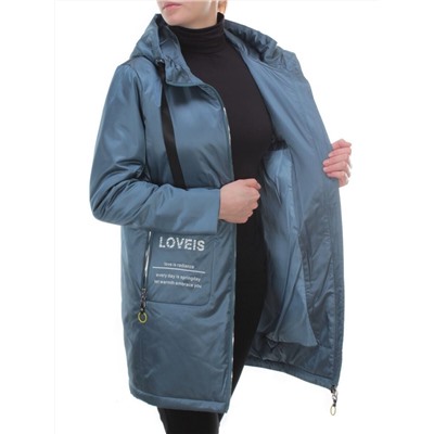 BM-929 GRAY/BLUE Куртка демисезонная женская COSEEMI (100 гр. синтепон)