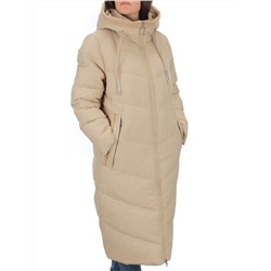 126 BEIGE Пальто зимнее женское (200 гр. холлофайбер)