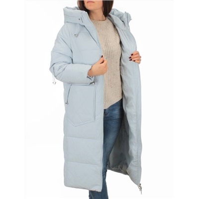 H303 BLUE Пальто зимнее женское (200 гр. холлофайбер)