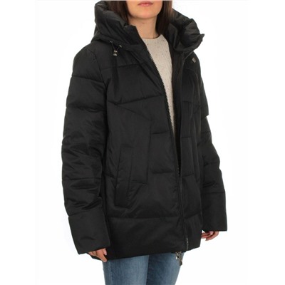 H23-638 BLACK Куртка зимняя женская (тинсулейт)