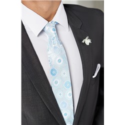 Галстук классический галстук мужской фактурный с принтом в деловом стиле "Вся власть" SIGNATURE #783925