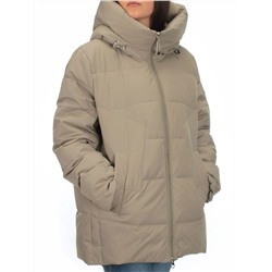 H23-638 DK. BEIGE Куртка зимняя женская (тинсулейт)