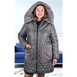 Куртка женская стёганая 252174, размер 52-56