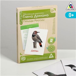 Обучающие карточки по методике Глена Домана «Птицы России», 12 карт, А6, в коробке