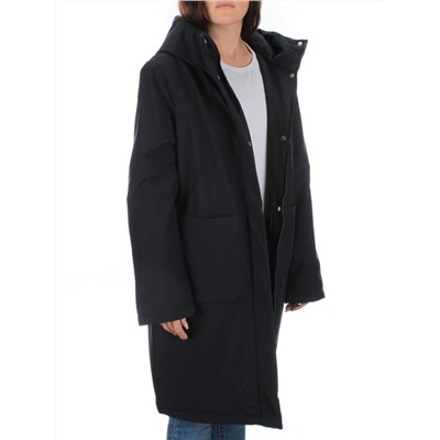 22313 DK. BLUE Пальто демисезонное женское (100 гр. синтепон)