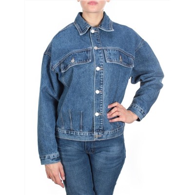 839 BLUE Куртка джинсовая женская (100% хлопок)