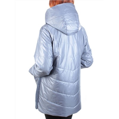 2139 GRAY/GREEN Куртка демисезонная женская Parten (50 гр. синтепон)