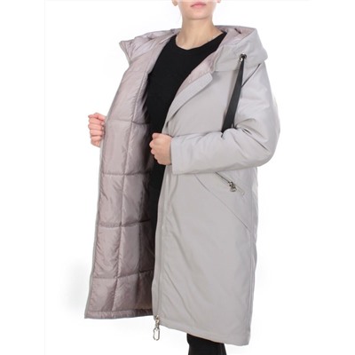 2238 BEIGE Пальто женское зимнее AKIDSEFRS (200 гр. холлофайбера)