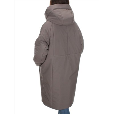 M-9097 GRAY Пальто зимнее женское CORUSKY  (верблюжья шерсть)