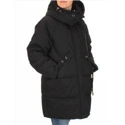 H23-680 BLACK Куртка зимняя облегченная женская (150 гр. холлофайбер)