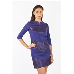 Женское платье мини фиолетовое 2474 размер 48