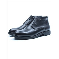01-H9057 -B7-SW3 BLACK Ботинки демисезонные мужские (натуральная кожа)